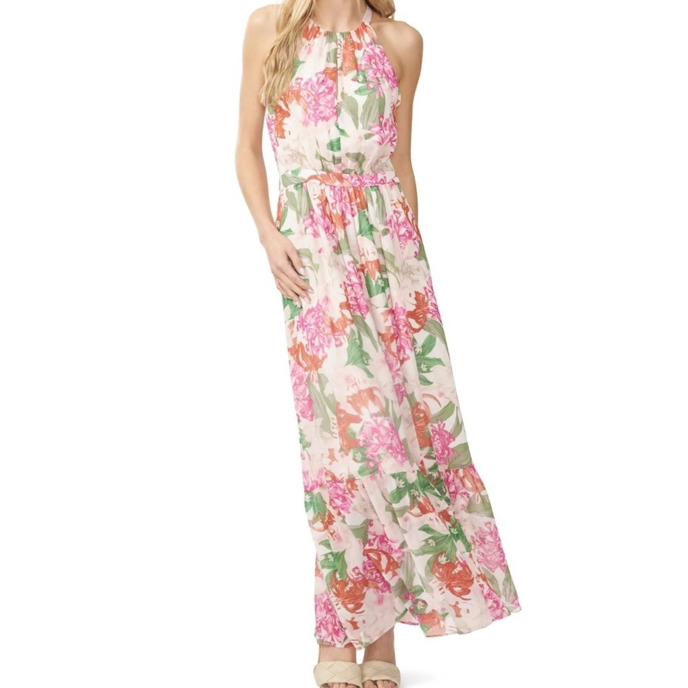 Cece Floral Sleeveless Maxi Dress size 12 - Picture 4 of 14